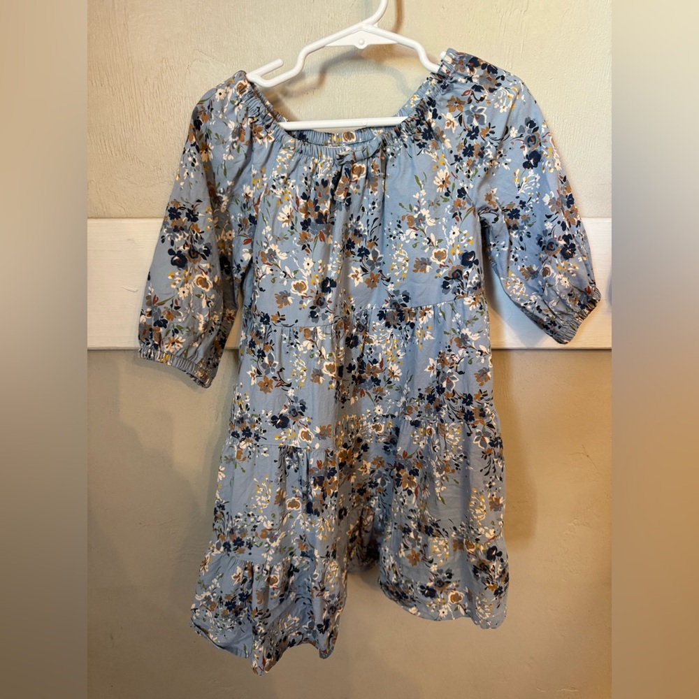 Gymboree Blue Floral Kids Dress